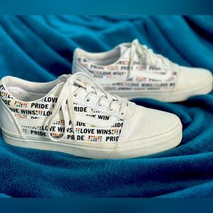 Vans White Pride Sneakers